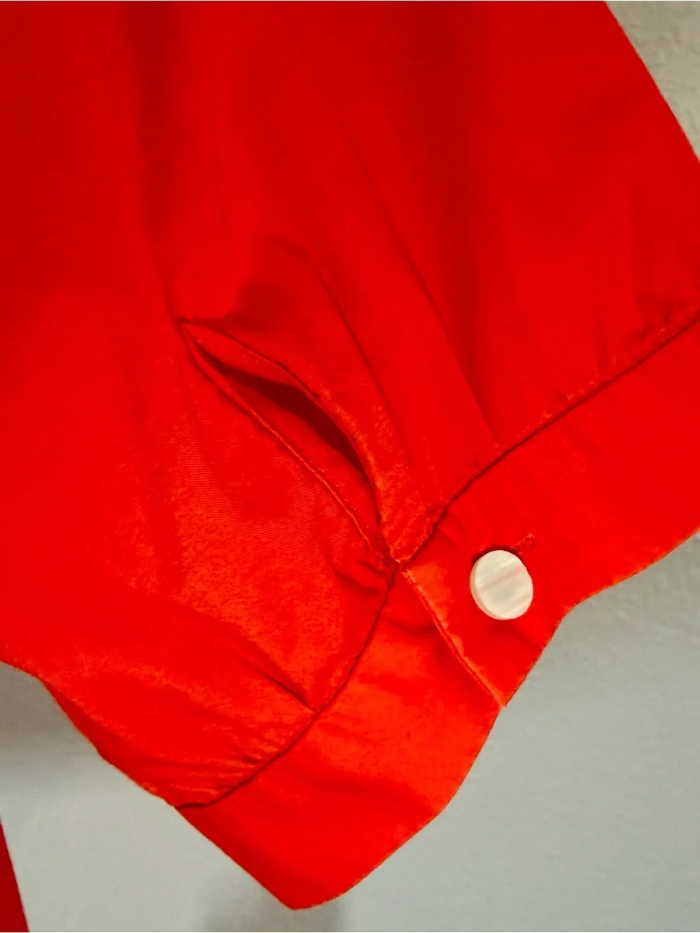 Kate Spade Broome Street Off Shoulder Poplin Top Orange Red Size S